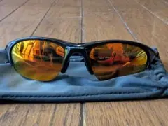 OAKLEY HALF JACKET ブラック＆ファイヤーイリジュウム　最終価格