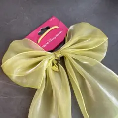 【ディズニーリゾート】ヘアゴム　りぼん　ベル