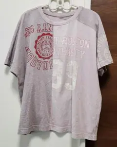 niko and…　カレッジロゴ風 半袖Tシャツ カットソー　М　アダストリア