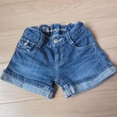 110サイズ 半ズボン デニムブルー