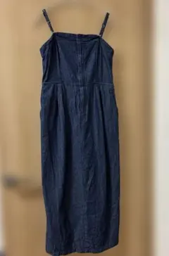 デニム風キャミワンピース ダークブルーＬ