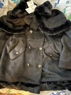 アクシーズファム　キッズ　ファーコート　リボン