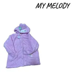 MY MELODY フリースルームウェア ピンク暖かボタM - L相応