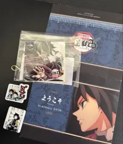 鬼滅の刃　WEBSHOP ステッカー　ウエルカムカード　フレークシール　冨岡義勇