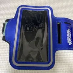 CENTRAL SPORTS スマホアームバンド 青