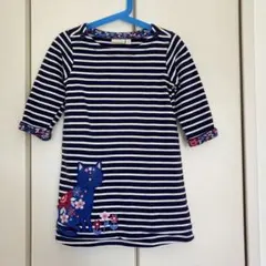 JoJo Maman Bébé ストライプワンピース 4歳のサムネイル