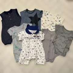 ベビー服　ベビー肌着　7枚セット　60サイズ　ユニクロ　バースデー　西松屋のサムネイル