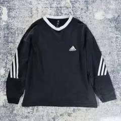 adidas アディダス 長袖カットソー ロンT キッズ 140