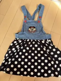 ミニーちゃん ジャンパースカート 90cm