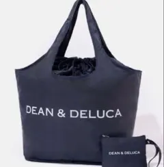 DEAN & DELUCA グローサリーバッグ＆ポーチ ネイビー 付録のみ