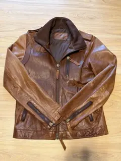 定価8万】ラムスキン レザー 羊革 ライダース ボンバー フライト 