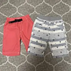 ハーフパンツ 130 2枚セット③