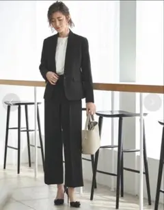 RUIRUE BOUTIQUE 洗えるベーシック ビジネススーツ セットアップ