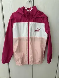 PUMA フルジッパー ウィンドブレーカー ピンク