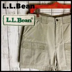 90s エルエルビーン L.L.Bean ハーフパンツ カーゴ オリーブ a1