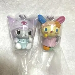 サンリオキャラクターズ　GRWM マスコットチャーム　ウサハナ　クロミ