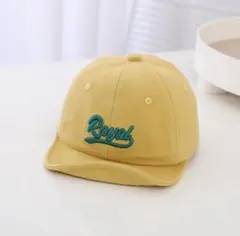 023【超お値下げSALE品！】赤ちゃん イエロー 黄 帽子 キャップ ロゴ