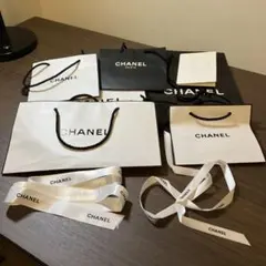シャネル CHANEL 紙袋 ミニ ギフト　リボン