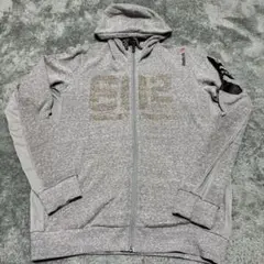 Reebok 612 フード付きパーカー グレー　メンズ　トップス　ジャージ