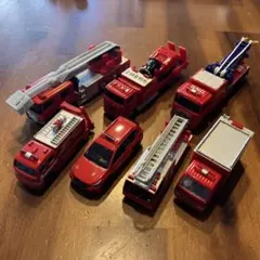 トミカ　消防車セット