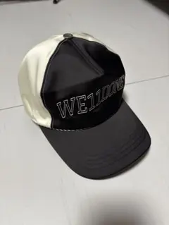 WE11DONE ウェルダン 1506 ロゴ刺繍 ベースボールキャップ 黒 We11done ロゴ キャップ | ブラック | FARFETCH JP