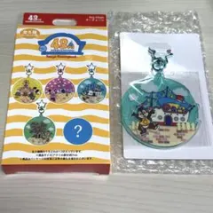 新品未使用 TDR ディズニーランド 43周年 キーチェーン チップ
