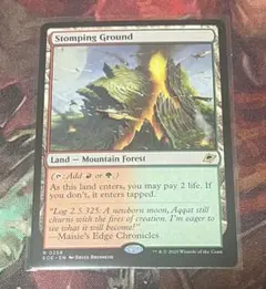 MTG 《踏み鳴らされる地》英語