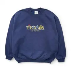 USA 古着 テキサス サンアントニオ クルーネック スウェット トレーナー
