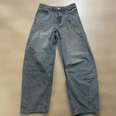 GU バレルレッグジーンズ 67ブルー Mサイズ