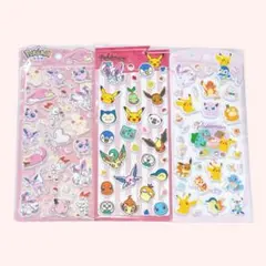 【公式】 ポケモン　マシュマロシール　３枚セット