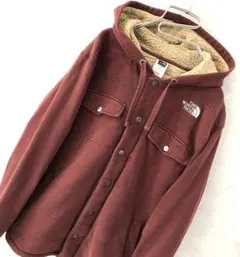 THE NORTH FACE ボアパーカー ブルゾン 裏ボア ボルドー M