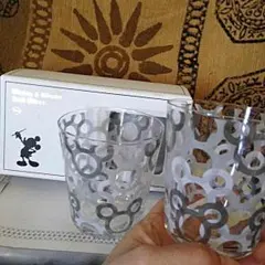 mickey & minnie ２set グラス