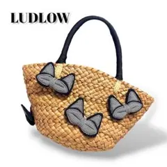 LUDLOW ラドロー 猫 リボン かごバッグ トートバッグ 夏のBBQバッグのサムネイル