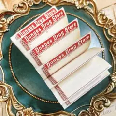 ヴィンテージ ドイツ薬局ラベル　ファーマシーラベル　ピンク　100枚　匿名発送 ヴィンテージ ドイツ薬局ラベル ファーマシーラベル ピンク 100