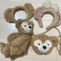東京ディズニーリゾート ダッフィー カチューシャ ポシェット ポーチ セット