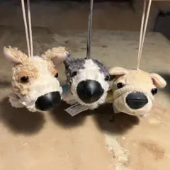 マクドナルド 犬のぬいぐるみキーホルダー 3体セット