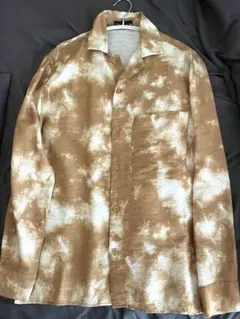 【新品・未使用】 ZARA ザラ　タイダイ柄 長袖シャツ Sサイズ