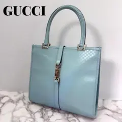 入手困難》GUCCI グッチ マイクロシマ ジャッキー ハンドバッグ レザー 