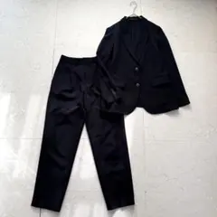 ユニクロ 感動ジャケット 感動タックパンツ セットアップ M ネイビー