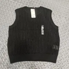 新品未使用　ユニクロ　メッシュクルーネックショートセーター