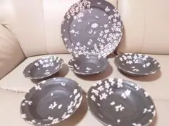 宇野千代　夜桜　食器セット
