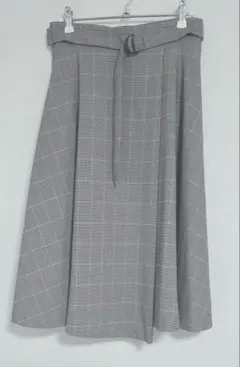 美品　ANAYI アナイ グレンチェック　フレアスカート　38