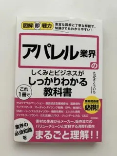 アパレル業界のしくみとビジネスがしっかりわかる教科書