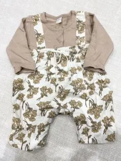 tete a tete 花柄ロンパース 70cm