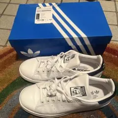 美品【adidas/アディダス】 スタンスミス 26cm ネイビー/ホワイト