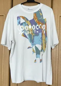 ZARA ザラ アブストラクト グラフィック Tシャツ メンズ
