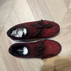 （超美品） ニットスニーカー レッド