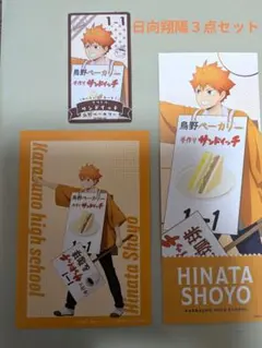 ハイキュー！！わくわく文化祭 日向翔陽３点セット