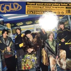 SixTONES GOLD 初回盤A CD+Blu-ray