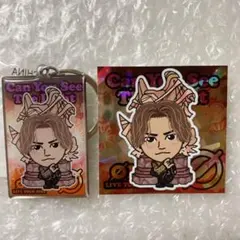 登坂広臣　メタルキーホルダー＆スクエアステッカー① オンラインブース